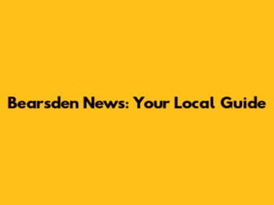 Bearsden News: Your Local Guide