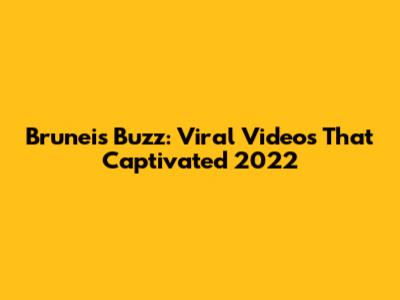 Brunei's Buzz: Viral Videos That Captivated 2022