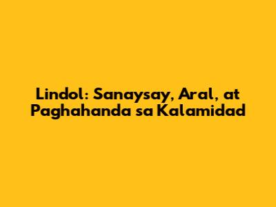 Lindol: Sanaysay, Aral, at Paghahanda sa Kalamidad