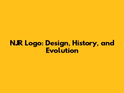 NJR Logo: Design, History, and Evolution