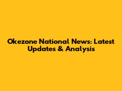 Okezone National News: Latest Updates & Analysis