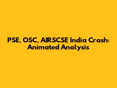 PSE, OSC, AIRSCSE India Crash: Animated Analysis
