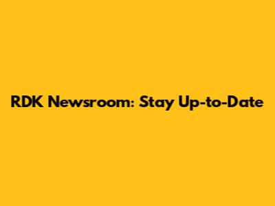 RDK Newsroom: Stay Up-to-Date