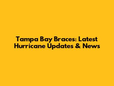 Tampa Bay Braces: Latest Hurricane Updates & News