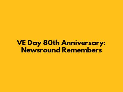 VE Day 80th Anniversary: Newsround Remembers