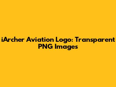 iArcher Aviation Logo: Transparent PNG Images