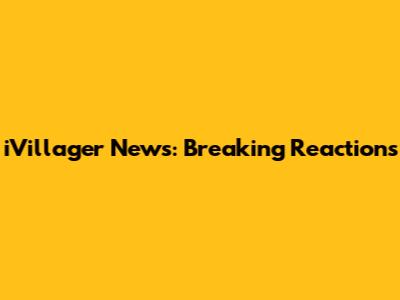 iVillager News: Breaking Reactions